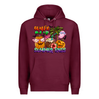 Burgundy With God All Things Are Possible Summer Premium Hoodie - CowhideDigitalArt