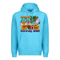 Ocean Blue With God All Things Are Possible Summer Premium Hoodie - CowhideDigitalArt