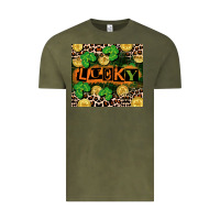 Vintage Olive St. Patricks Day lucky Vintage Tee - CowGirlArtShop