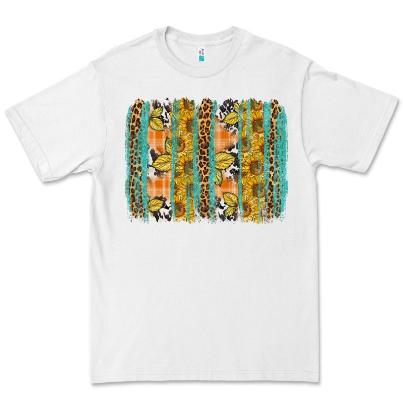 Fall Sunflower Brushstrokes Premium Tee by NancyCooperArtShop | Teevron