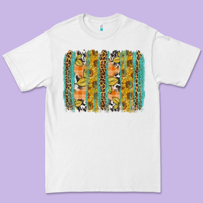 Fall Sunflower Brushstrokes Premium Tee Designed By Nancycooperartshop