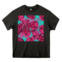 Asphalt breast cancer seamless pattern Heavy Core Tee - texasbilliewilder
