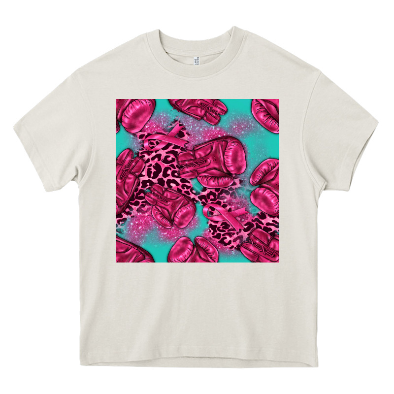 Breast Cancer Seamless Pattern Heavy Core Tee by texasbilliewilder | Teevron