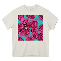 Cream breast cancer seamless pattern Heavy Core Tee - texasbilliewilder