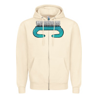 Sandshell nail brush Zipper Hoodie - BarkalooDesign