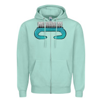 Seafoam nail brush Zipper Hoodie - BarkalooDesign