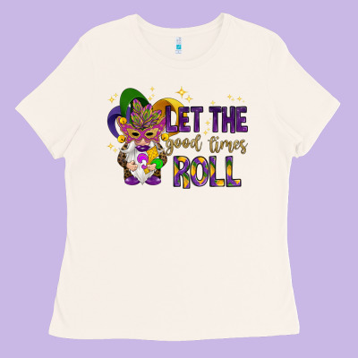 Let The Good Times Roll With Gnome Ladies Tee Designed By Howdyjamesfarm