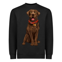 Black chocolate lab labrador retriever Heavyweight Sweatshirt - Artiststas