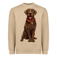 Mushroom chocolate lab labrador retriever Heavyweight Sweatshirt - Artiststas
