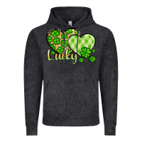 Vintage Black St. Patrick's Lucky hearts Vintage Hoodie - OliviaCreatesArt