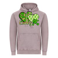 Vintage Zinc St. Patrick's Lucky hearts Vintage Hoodie - OliviaCreatesArt