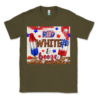 Army Green red white and booze Classic Tee - TumblerDesignByShophia