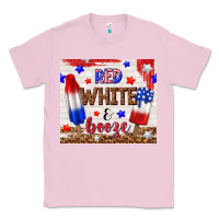 Bubblegum Pink red white and booze Classic Tee - TumblerDesignByShophia