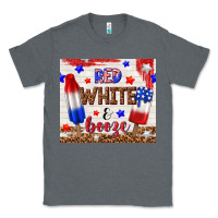 Charcoal Heather red white and booze Classic Tee - TumblerDesignByShophia
