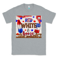 Heather Grey red white and booze Classic Tee - TumblerDesignByShophia