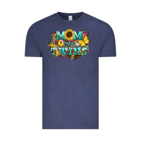 Vintage Denim Mom of twins sunflower mothers day Vintage Tee - HowdyJamesFarm