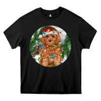 Black Toy Poodle And Farm Heavy Core Tee - RanaPortraitStore