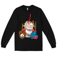 Black Baseball Frappe Coffee Long Sleeve Tee - FaDigitalArtStudio