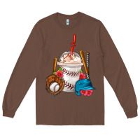 Chestnut Baseball Frappe Coffee Long Sleeve Tee - FaDigitalArtStudio