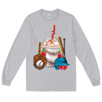 Moon Dust Baseball Frappe Coffee Long Sleeve Tee - FaDigitalArtStudio