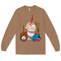 Toasted Coconut Baseball Frappe Coffee Long Sleeve Tee - FaDigitalArtStudio