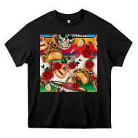 Black mexican  seamless pattern Heavy Core Tee - texasbilliewilder