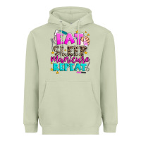 Matcha eat sleep manicure repeat Heavyweight Hoodie - AdoDesignShop