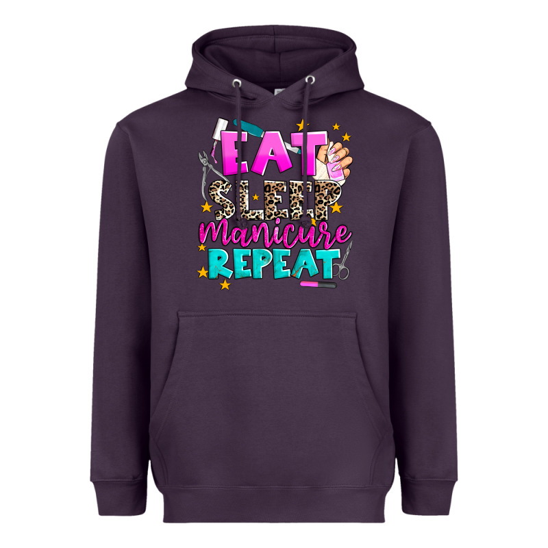 Eat Sleep Manicure Repeat Heavyweight Hoodie by AdoDesignShop | Teevron