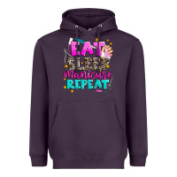 Plum eat sleep manicure repeat Heavyweight Hoodie - AdoDesignShop