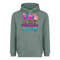 Sage eat sleep manicure repeat Heavyweight Hoodie - AdoDesignShop