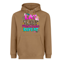 Toasted Coconut eat sleep manicure repeat Heavyweight Hoodie - AdoDesignShop
