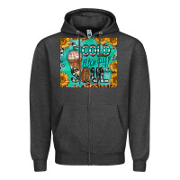 Charcoal Heather cold like my soul Zipper Hoodie - BarkalooDesign