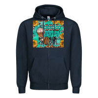 Navy cold like my soul Zipper Hoodie - BarkalooDesign
