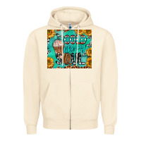 Sandshell cold like my soul Zipper Hoodie - BarkalooDesign