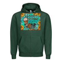 Sports Green cold like my soul Zipper Hoodie - BarkalooDesign