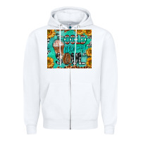 White cold like my soul Zipper Hoodie - BarkalooDesign