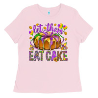 Bubblegum Pink Let them eat cake Ladies Tee - HowdyJamesFarm