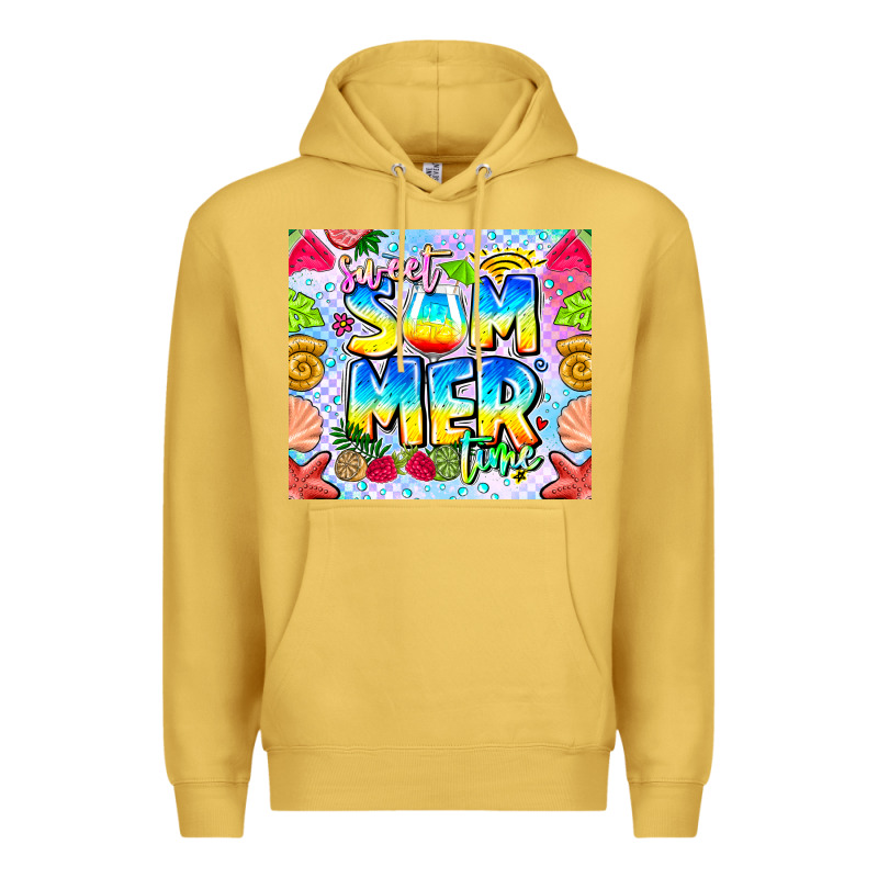 Summer Time Premium Hoodie by CowhideDigitalArt | Teevron
