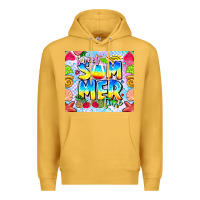 Mustard summer time Premium Hoodie - CowhideDigitalArt