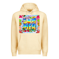Pina Colada summer time Premium Hoodie - CowhideDigitalArt