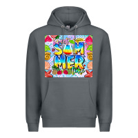 Rock summer time Premium Hoodie - CowhideDigitalArt