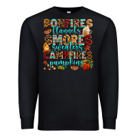 Black bonfires flannels smores Premium Sweatshirt - AdoDesignShop