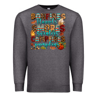Charcoal Heather bonfires flannels smores Premium Sweatshirt - AdoDesignShop