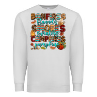 Dove Grey bonfires flannels smores Premium Sweatshirt - AdoDesignShop