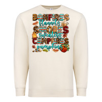 Sandshell bonfires flannels smores Premium Sweatshirt - AdoDesignShop