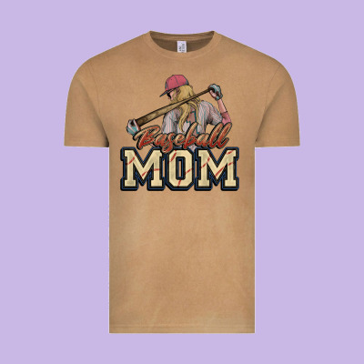 Baseball Mom Vintage Tee Designed By Howdyjamesfarm