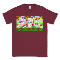 Burgundy cute sheep Classic Tee - TumblerDesignByShophia