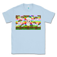 Dusty Blue cute sheep Classic Tee - TumblerDesignByShophia