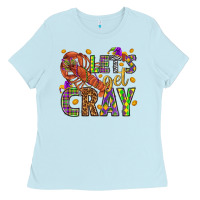 Baby Blue Let's get cray Ladies Tee - HowdyJamesFarm