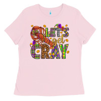 Bubblegum Pink Let's get cray Ladies Tee - HowdyJamesFarm